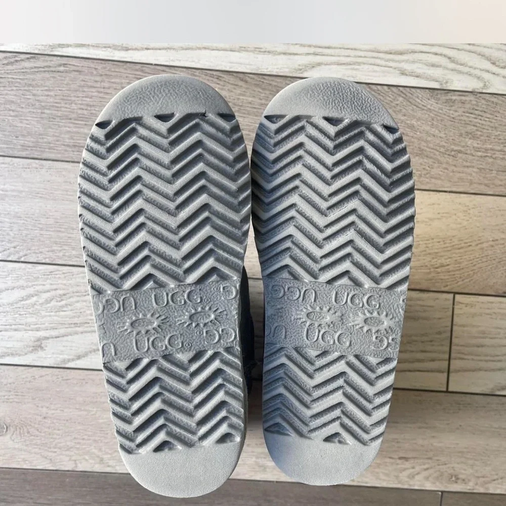 UGG Light Gray Suede Boots
